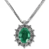 EMERALD DAISY NECKLACE