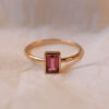 ANELLO IN ORO ROSA CON TORMALINA ANELLO IN ORO ROSA CON TORMALINA